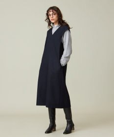 J.PRESS YORK STREET 【WOMEN】ショルダータックジャンパースカート