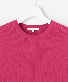 自由区 L 【アンサンブル対応】ハイツイストコットンアセテートリブノースリーブ プルオーバー