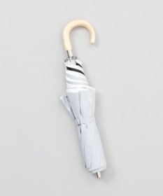 AURORA 【 NINA RICCI（ニナリッチ）】アップリケ刺しゅう/パイピング晴雨兼用傘（折りたたみ傘）