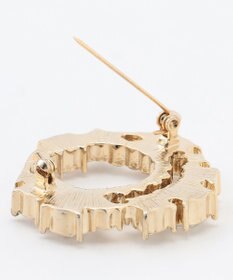 自由区 プレシオサラウンド ブローチ