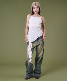 WEGO ブラストバギーデニム