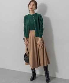 組曲 【ご好評につき追加予約 / 加藤ローサさん着用】ハンサムツイルフレア スカート