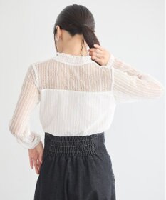 earth music&ecology レースドッキングプルオーバー