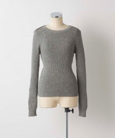 TOQUE 〈大草直子さんアドバイザー〉ベビーアルパカ ミドルゲージ ボートネックニット