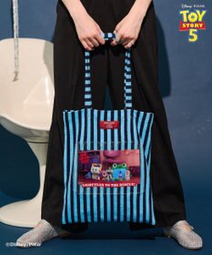 AMERICAN HOLIC 【TOY STORY 5】ストライプパイルトートBAG