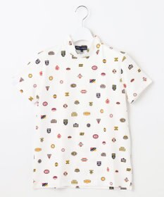 23区GOLF 【WOMEN】【吸水速乾・UVケア】ステッカープリント モックネックシャツ