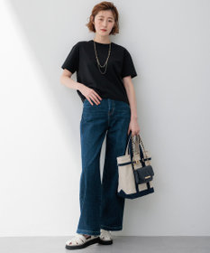 一部店舗限定】23区DENIM ストレッチ ワイドパンツ / 23区 L 