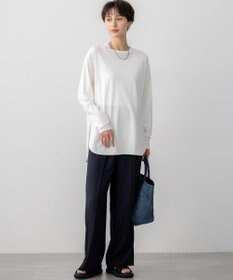 23区 【滝沢眞規子さん着用/VERY掲載/洗える】TWビエラ タック ワイド パンツ