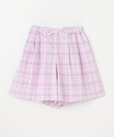 ANY KIDS チェック柄キュロット