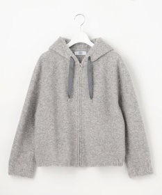 J.PRESS LADIES 【WEB限定カラーあり】パイルジャージー ジップアップ パーカー