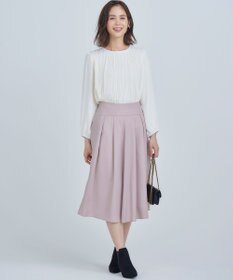 組曲 S 【WEB限定】ジョーゼットシフォンプリーツ ブラウス