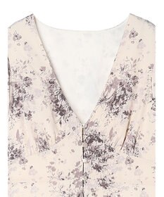 Maison de FLEUR フラワープリントワンピース