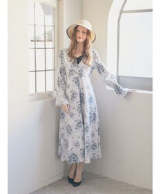 Maison de FLEUR フラワープリントワンピース