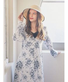 Maison de FLEUR フラワープリントワンピース