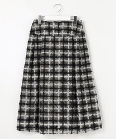 Feroux ラメチェック フレアスカート