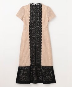 GRACE CONTINENTAL ビジュー衿レースドレス