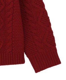 earth music&ecology 【一部予約】フラワーモチーフトグルボタンニットカーディガン