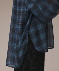 GRACE CONTINENTAL チェックカフタントップ