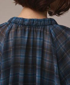 GRACE CONTINENTAL チェックカフタントップ