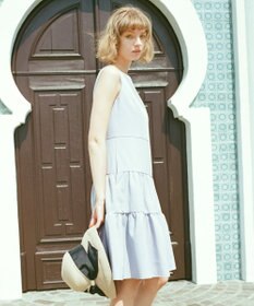 TOCCA 【UVカット90%・吸水速乾・抗菌防臭・洗える・サイズ調整可】SIDE RIBBON HAT 帽子