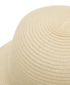 Maison de FLEUR 【手洗い可能】リボンスリットパイピングハット