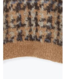 Te chichi チェックジャガードニットプルオーバー