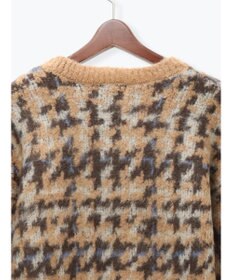 Te chichi チェックジャガードニットプルオーバー