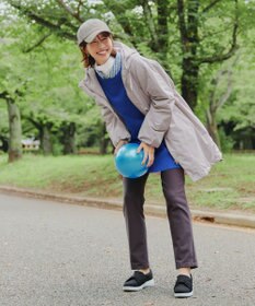 Tiaclasse 【安田美沙子さん着用・新色追加・日本製】すふれ起毛ストレートパンツ