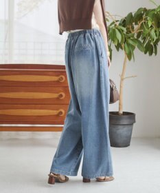 WEGO 【ANGIE VINTAGE】デニムイージーパンツ