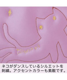 tsumori chisato CARRY キラネコエコレザー ハンドバッグ 2way ショルダーバッグ