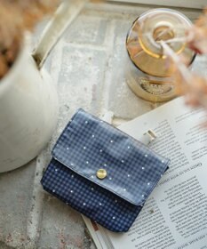 組曲 KIDS gingham K heart 移動ポシェット