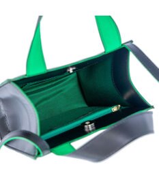 tsumori chisato CARRY キラネコエコレザー ハンドバッグ 2way ショルダーバッグ