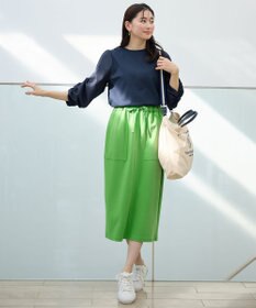 ANY カットジョーゼットベイカースカート