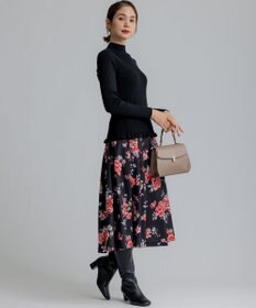 組曲 リブハイネック  ニット