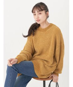 earth music&ecology シャイニーベロアモールチュニック