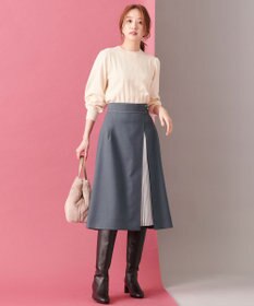 ANY SIS 【洗える】ミニケーブルカラー ニット