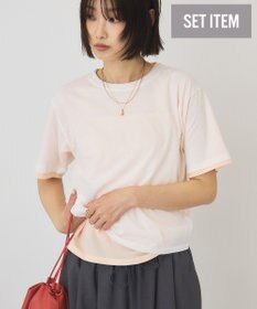 AMERICAN HOLIC 【2点セット】レイヤードシアーTシャツ