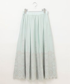 自由区 S 【カタログ掲載・洗える】エンブロイダリーローン スカート