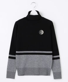 23区GOLF 【WOMEN】【ウォッシャブル 】バイカラー ニットソー