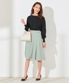 ANY SIS 【洗える】サイドベルト スカート