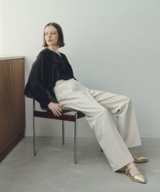 YECCA VECCA サイドベルテッドパンツ