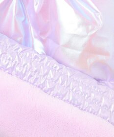 ANY KIDS パール調×フリースボア中綿コート