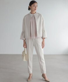 組曲 S 【WEB限定・2WAY】ジョーゼットシフォンレース襟 ブラウス