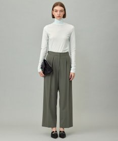 ICB 【洗える】 パウダリーチュール ハイネックトップス