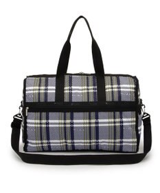 LeSportsac DELUXE LG WEEKENDER/ピクセルスクランブルチェック