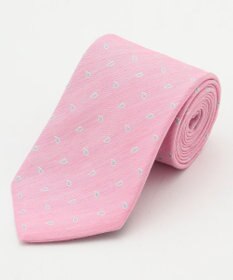 J.PRESS MEN 【SILK LINEN COLLECTION】ペイズリー柄 ネクタイ