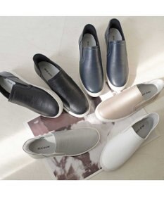 Pointer 本革スライドオンスリッポン