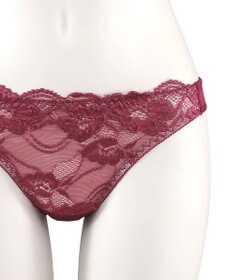 San-ai Resort（三愛水着楽園） 【WEB限定】【プチプラブラセット】純欲カラーヌーディーレーシーストリングブラ＆ショーツセット 【northerly】