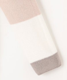 J.PRESS LADIES L 【洗える】CLEAR COTTON BLEND カラーブロック ニット