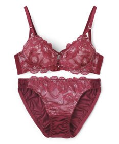 San-ai Resort（三愛水着楽園） 【WEB限定】【プチプラブラセット】純欲カラーヌーディーレーシーストリングブラ＆ショーツセット 【northerly】